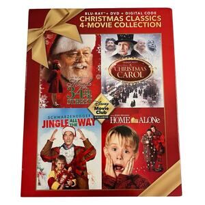NEW Christmas Classics 4-Movie Collection Blu-ray + DVD + Digital + Slipcover